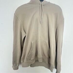 Men's Beige Hoodie Sweater